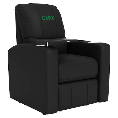 Dreamseat Stealth Power Plus Recliner with Celtics Crossover Gaming Wordmark Green Logo XZ520823901CDSMHTUSBBLK-PSNBA32111